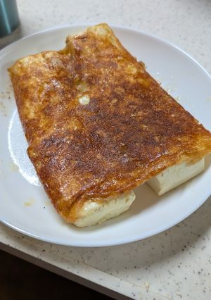 絶品おつまみ！カリカリチーズの焼き豆腐-レシピのメイン写真