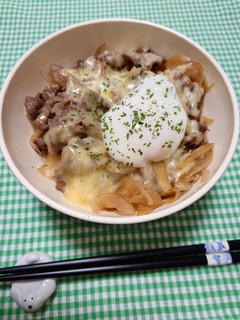 簡単☆お手軽チーズ牛丼♩-レシピのメイン写真
