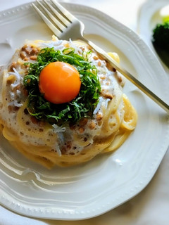 納豆としらすの和風パスタ-レシピのメイン写真