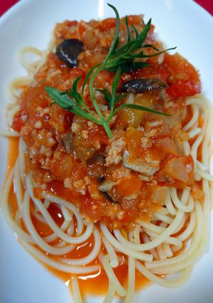 野菜と鶏肉のミートスープパスタ-レシピのメイン写真