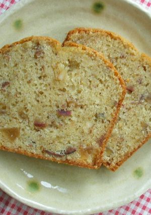 ホットケーキMIXで、栗とリンゴのケーキ-レシピのメイン写真