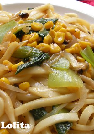 鰹香る焼きうどん-レシピのメイン写真