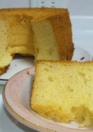 プーさんも幸せ♪ふわ×②はちみつシフォン-レシピのメイン写真
