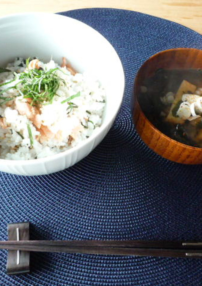 簡単！塩鮭ごはん-レシピのメイン写真
