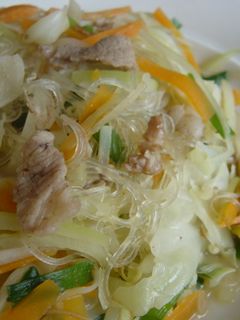 野菜たっぷり春雨炒め・・・塩にんにく味-レシピのメイン写真