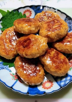 簡単！シャキシャキ蓮根照り焼きつくね-レシピのメイン写真