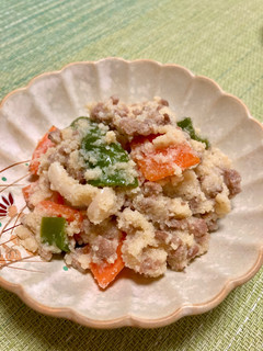 簡単♪肉と野菜のおから煮-レシピのメイン写真