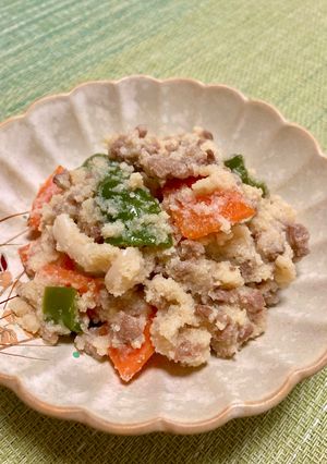 簡単♪肉と野菜のおから煮-レシピのメイン写真