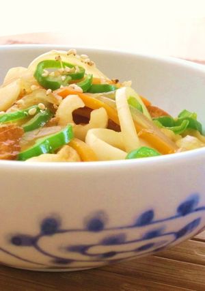 ∮ちくわの甘辛✰にんにく味噌✰彡炒め∮-レシピのメイン写真