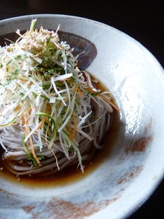 千切り野菜たっぷりのお蕎麦-レシピのメイン写真