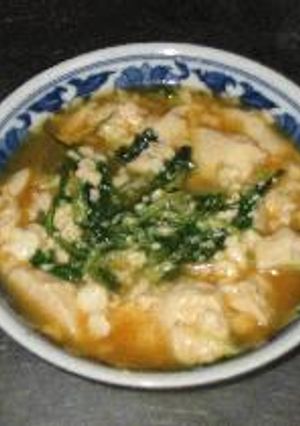 水菜と豆腐のけんち-レシピのメイン写真