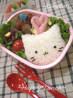 にゃんにゃんにゃんこのお弁当(キャラ弁)-レシピのメイン写真