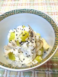 秋味♥さつまいもと舞茸の炊き込みご飯-レシピのメイン写真