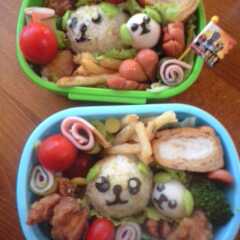 簡単！キャラ弁　豆しば　弁当　-レシピのメイン写真