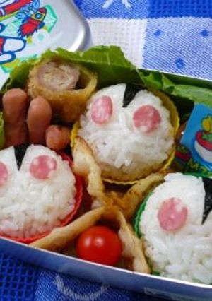 ウルトラマントリオべんとう＊キャラ弁＊-レシピのメイン写真