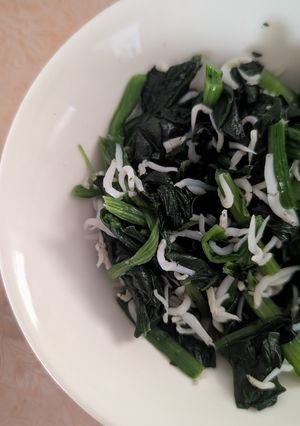 簡単★ほうれん草としらすの和え物-レシピのメイン写真