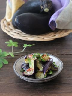 なすの梅しそ和え-レシピのメイン写真