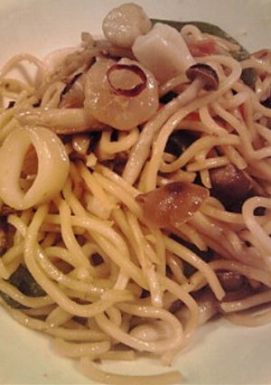 シーフード焼きそばdeペペロンチーノ-レシピのメイン写真