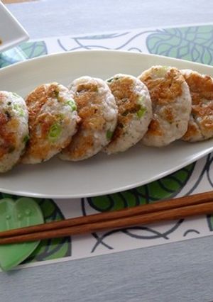 モチモチ！れんこんのお焼き-レシピのメイン写真
