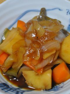肉じゃが風野菜の煮物-レシピのメイン写真