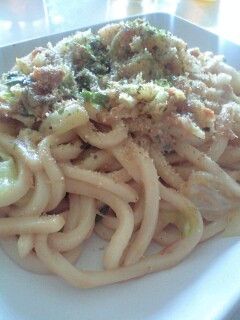 *ツナとキャベツの焼きうどん*-レシピのメイン写真