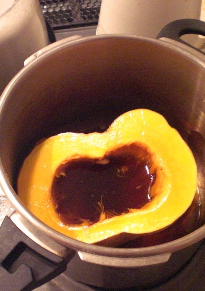 楽ちん♪切らずにかぼちゃ煮-レシピのメイン写真