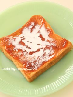 いちごみるく(クリーム)トースト♪-レシピのメイン写真