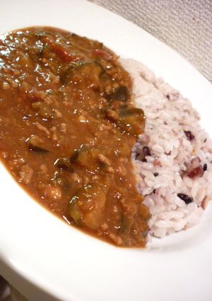 簡単❤ナスとトマトのキーマカレー-レシピのメイン写真