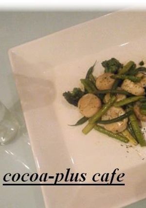 ★貝柱と緑の野菜★-レシピのメイン写真