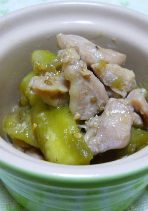 なすと鶏肉のやさしい中華風和え物-レシピのメイン写真