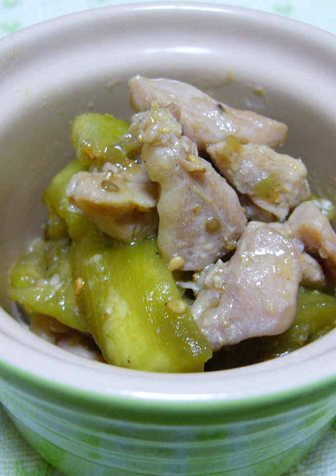 なすと鶏肉のやさしい中華風和え物-レシピのメイン写真