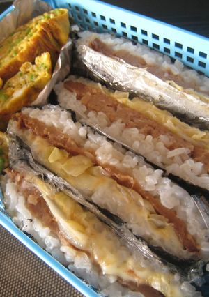 子供に大人気！ライスサンドイッチ☆お弁当-レシピのメイン写真