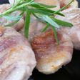 里芋の豚肉巻きローズマリーソテー