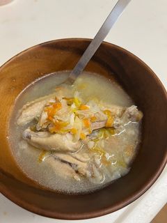風邪のひき始めに 参鶏湯風スープ-レシピのメイン写真
