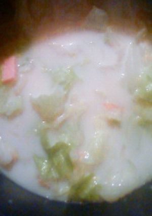 炊飯器でクリームシチュー(キャベツ)-レシピのメイン写真