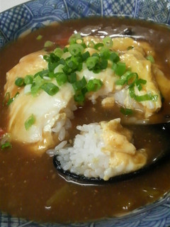 卵とキムチの☆スープ餡かけ☆ご飯-レシピのメイン写真