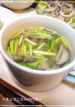 きのこたっぷり♪お手軽スープ-レシピのメイン写真