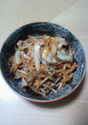 きんぴら(味噌バター味)-レシピのメイン写真
