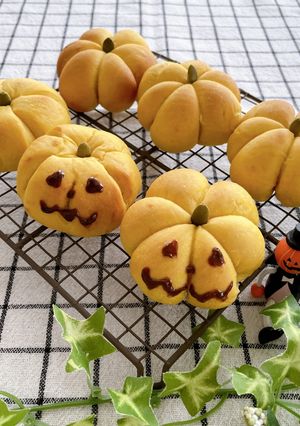 ハロウィン☆かぼちゃパン-レシピのメイン写真