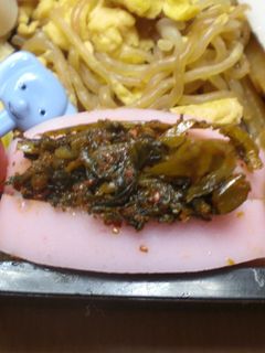 辛子高菜のかまぼこサンド-レシピのメイン写真