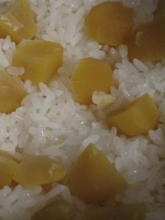 甘露煮で栗ごはん-レシピのメイン写真