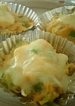 野菜炒め作り(キムチで)♫さつま芋焼き-レシピのメイン写真