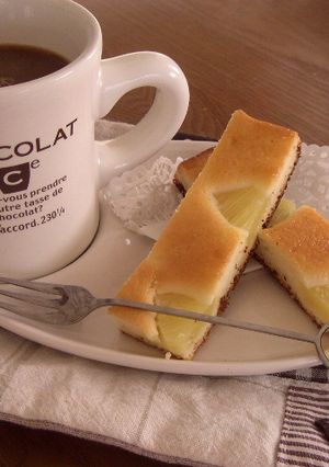 超簡単ホットケーキミックスでパインケーキ-レシピのメイン写真