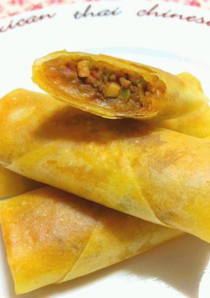 使い回せる♪豆乳ﾄﾏﾄｶﾚｰ春巻-レシピのメイン写真