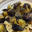 茄子の甘味噌うどん