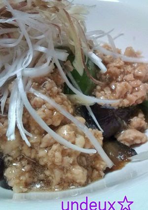 フライパンだけで☆ナスの肉そぼろあんかけ-レシピのメイン写真