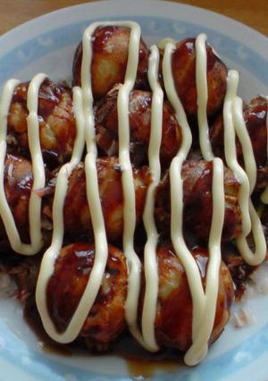 だしの素で激ｳﾏ！ｶﾘﾄﾛたこ焼き★-レシピのメイン写真