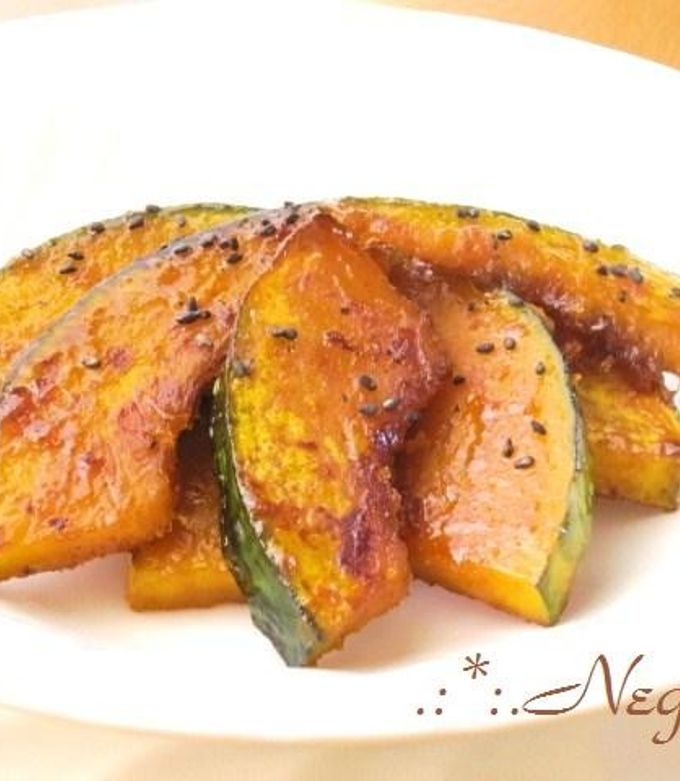 ∮ 大学芋夢見る♥かぼちゃの甘辛焼き ∮ by 矢切のねぎちゃん