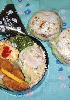 残りご飯でライスバーガー弁当-レシピのメイン写真