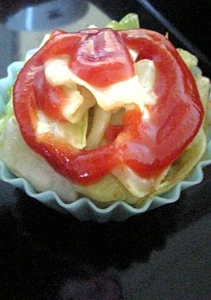 簡単★お弁当にキャベツだけ炒め-レシピのメイン写真
